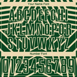 Custom Green Cream Stars Sublimation Soccer Uniform Jersey Custom Green Cream Stars Sublimation Soccer Uniform Jersey